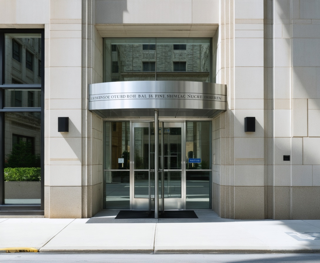 The modern glass and limestone exterior of our Charlotte headquarters